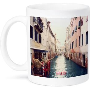 3dRose Venice II Ceramic Mug, 15-Ounce