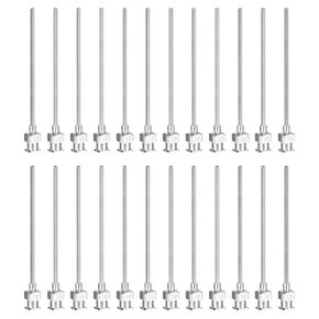 PATIKIL Blunt Tip Dispensing Needle 12G, 24 Pcs 2 Inch Stainless Steel Liquid Dispenser Needles with Lure Lock for Refilling Liquid Inks Adhesives Glue