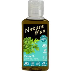 Nature Max Parsley Oil Essential Oils Natural Undiluted Pure for Hair Skin Care & Food & Cooking Cold Pressed Premium (1 Pack = 1.70 oz / 50 ml) زيت البقدونس