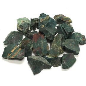 Crystal Collection: Rough Bloodstone Raw 1"+ Pieces (1/2 Pound)