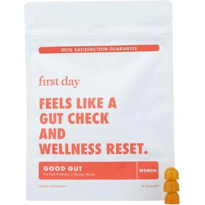 FIRST DAY Womens Tribiotic Gummies – Pre+, Post+, Probiotics & More – 30 Day Supply