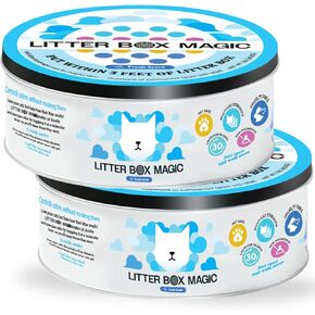 Cat Deodorizer Jar (16 Oz, Pack of 1) Fresh Scent - Air Freshener for Pet Smells from Litter Box - Odor Removing Litterbox Gel In A Jar - Odor Eliminator to Freshen Air