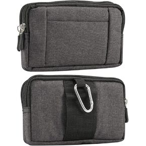 Insulin Pump Belt Pouch Inhaler Case Holder Holster for Tandem TSlim X2, for Dexcom G6, for Freestyle Libre 2, for CGM Device, Glucose Meter Protective Cover Carrying Waist Bag with Carabiner Clip