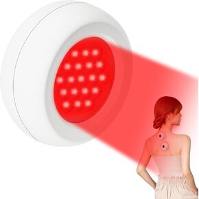Mini Red Light Therapy for Body, Strong Energy Red Light Therapy Lamp with 660nm Red Light & 850nm Infrared Light Targeted for Scars/Freckles, 5 Levels of Dual Light Adjustment