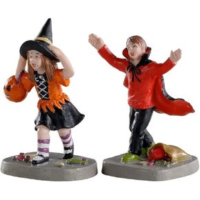 Lemax Village Collection Figure Terrified Trick or Treaters # 02903