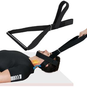 Spine Chiropractic Decompression Tool, Neck Stretcher Strap for Neck Pain Relief, Neck Puller is Easy to Use, Neck Cracker Strap Can be Used Indoors Or Outdoors