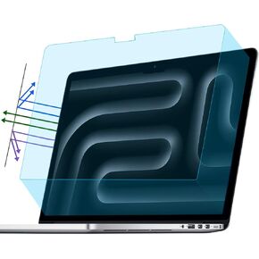 2 PACK 15.3inch Anti Blue Light Screen Protector for MacBook Air 15.3’’ M2 2023 Laptop, Anti-Glare Anti-Blue Light for Macbook Air 15.3inch Laptop Screen Film Filter, Bubble Free Eye Protection