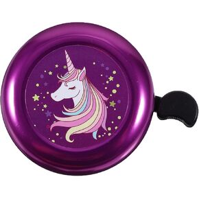 Unicorn Bike Bell for Kids Girls Boys, Adjustable Size Bicycle Bell Bike Accessories