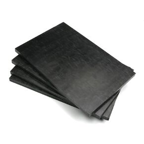 Aicosineg POM Foam Boards Durable Plastic Sheets Engineering Plastic Plate Sheets Polyoxymethylene Plastic Boards for Machining on Automatic Lathes Precision Parts Black 0.25x3.94x5.91in (4 PCS)