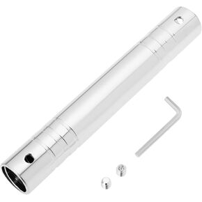 Create idea Dumbbell Connector Bar Dumbbell Pure Steel Connector Barbell Connector Bar Spin-Lock Dumbbell Connector with Bolts Wrench