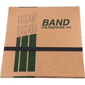 ISO BA144 Black Type 201 Stainless Steel Color Fast™ Band 1/2" Wide x .025" Thick x 100' Foot roll