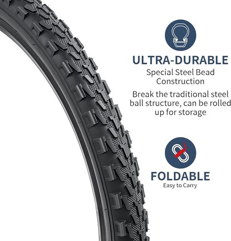 YUNSCM 2-PCS 16" Bike Tires 16 x 1.95/53-305 and 16" Bike Tubes Schrader Valve Compatible with 16x1.75 16x1.90 16x1.95 16x2.0 Bicycle Tires and Tubes (P-1132) in Saudi Arabia