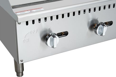 KoolMore 18 in. Natural Gas 1-Burner Griddle with 30,000 BTU in Stainless-Steel, ETL Listed (KM-GG1-18M) in Kuwait