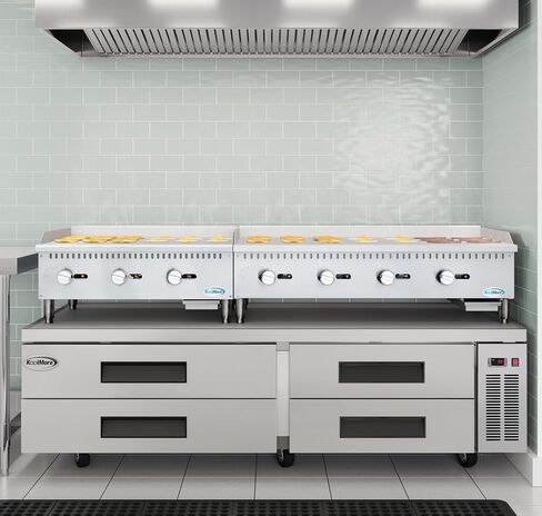 KoolMore 18 in. Natural Gas 1-Burner Griddle with 30,000 BTU in Stainless-Steel, ETL Listed (KM-GG1-18M) in Kuwait