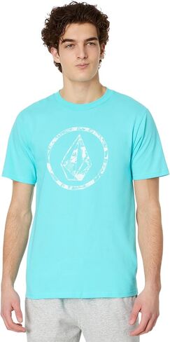 Volcom Men's Crisp Stone Short Sleeve Tee, Black in Saudi Arabia