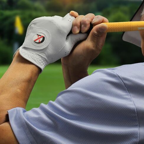 Men's Golf Gloves Value 4 Pack | 100% Finest AA Cabretta Leather | Breathable and Durable Golf Gloves for Men | White Golf Gloves Worn On Both Left and Right Handed Golfers in Saudi Arabia