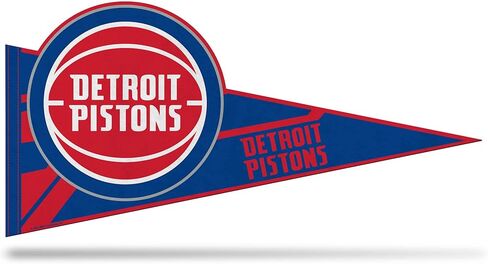 راية كرة السلة من Rico Industries NBA Sha[e Cut Soft Felt Pennant - EZ للتعليق - ديكور المنزل (غرفة الألعاب، كهف الرجل، غرفة النوم) in Saudi Arabia