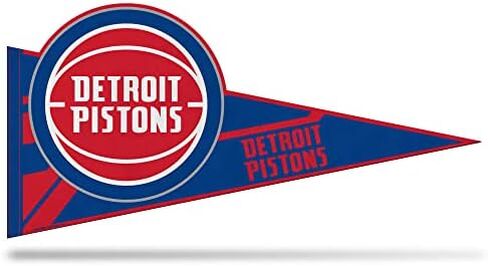 راية كرة السلة من Rico Industries NBA Sha[e Cut Soft Felt Pennant - EZ للتعليق - ديكور المنزل (غرفة الألعاب، كهف الرجل، غرفة النوم) in Saudi Arabia