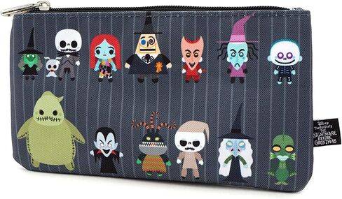 Loungefly x Nightmare Before Christmas Chibi Characters Zippered Pouch in Saudi Arabia