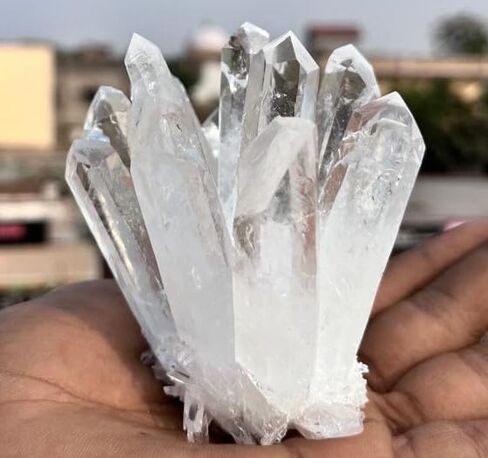 مجموعة كريستال كوارتز سموكي، جيود كريستال كوارتز سموكي، أحجار كريمة خام، مجموعة كريستال كوارتز، عينات معدنية، هدايا كريستال، كريستال شفاء للمنزل والمكتب 1.1 رطل in Saudi Arabia