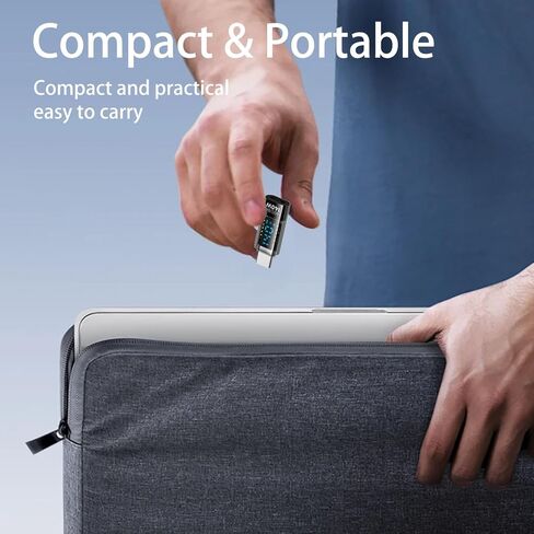 محول USB C أنثى إلى USB C ذكر محول USB C موسع 140 وات 40 جيجابت في الثانية لنقل البيانات USB نوع C PD متوافق (أزرق، 140 وات) in Saudi Arabia