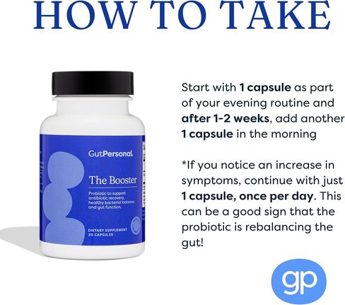 The Booster Targeted Probiotic for Gut Health: Support The Immune System with 5 Billion CFU Saccharomyces Boulardii, Capsules, 30 Servings in Saudi Arabia