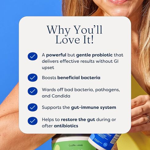 The Booster Targeted Probiotic for Gut Health: Support The Immune System with 5 Billion CFU Saccharomyces Boulardii, Capsules, 30 Servings in Saudi Arabia