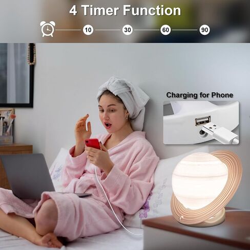 10000 Lux Sun Lamp with 3 Color Temperatures, Adjustable Brightness, 4 Timer & Memory Function, Sunlight Lamp with Remote Control for Home, Happy Life (Gold) in Saudi Arabia