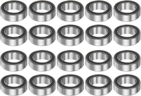 20pcs MR74-2RS Deep-Groove Ball Bearings - [4mm Bore x 7mm OD x 2.5mm Thickness] Double Rubber Sealed Bearings for Machine Tools Use, P6 (ABEC 3) in Saudi Arabia
