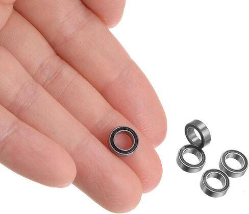 20pcs MR74-2RS Deep-Groove Ball Bearings - [4mm Bore x 7mm OD x 2.5mm Thickness] Double Rubber Sealed Bearings for Machine Tools Use, P6 (ABEC 3) in Saudi Arabia