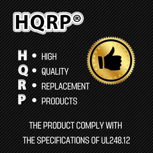 HQRP 2-Pack HCNR020 20 Amp 250V Dual Element Time-Delay Fuse, Class RK5 Replacement for Bussmann BP/FRN-R-20, Edison ECNR20, Littelfuse FLNR020.T FLN-R-20 FLNR-20 in Saudi Arabia