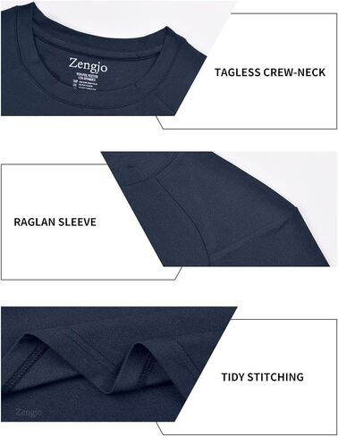 Mens Long Sleeve Tee Shirts Athletic Moisture-Wicking Workout Running Gym T-Shirts Soft Stretch Sports Tee in Saudi Arabia