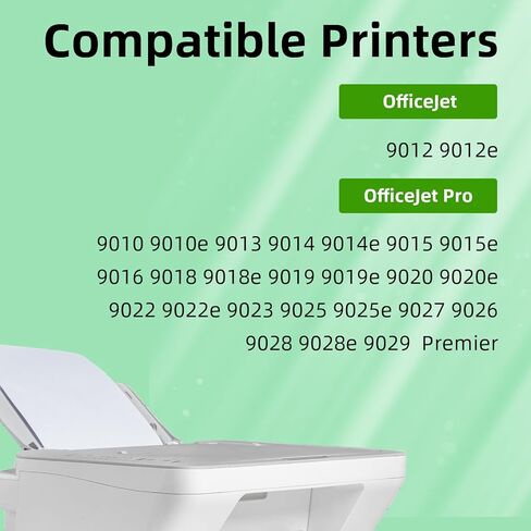 حبر 962XL متوافق مع مجموعة خرطوشة الحبر HP 962 XL (أحدث شريحة) يعمل بشكل جيد مع طابعة HP OfficeJet Pro 9010 9012 9015 9018 9020 9025 9014 9016 9019 9022 9025e 9026 9027 9028 9029 in Kuwait