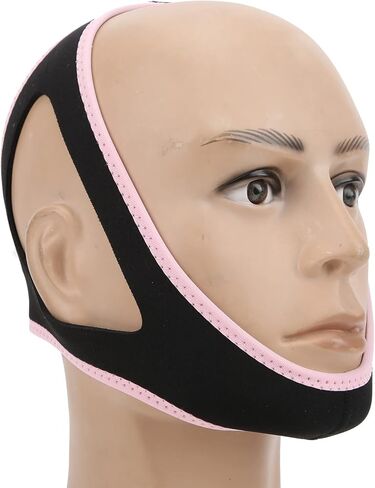 للشخير وتخفيف الشخير ومكافحة الشخير لمستخدمي CPAP، حل الشخير Cpap قابل للتعديل، جهاز مضاد للشخير، حزام دعم الفك القابل للتنفس، in Kuwait