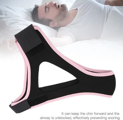 للشخير وتخفيف الشخير ومكافحة الشخير لمستخدمي CPAP، حل الشخير Cpap قابل للتعديل، جهاز مضاد للشخير، حزام دعم الفك القابل للتنفس، in Kuwait