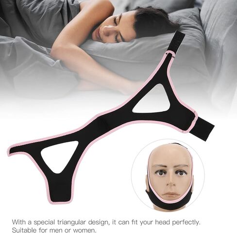 للشخير وتخفيف الشخير ومكافحة الشخير لمستخدمي CPAP، حل الشخير Cpap قابل للتعديل، جهاز مضاد للشخير، حزام دعم الفك القابل للتنفس، in Kuwait