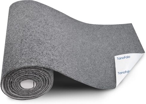 حصيرة خدش القطط، 40 بوصة × 16 بوصة، حصيرة سجاد ذاتية اللصق قابلة للتشذيب لشجرة القطط، أرفف حائط القطط، عمود خدش القطط، واقي أثاث الأريكة بنفسك (رمادي فاتح) in Kuwait