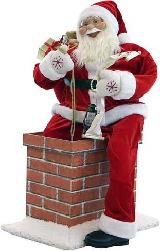 Fraser Hill Farm 48-in. Santa Claus in The Chimney in Saudi Arabia