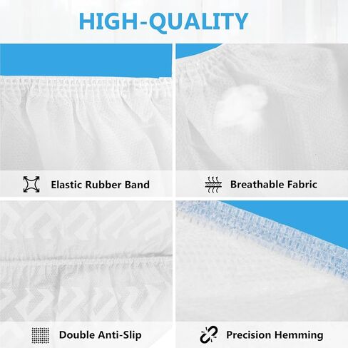 200 حزمة من أغطية الأحذية Squish، للاستعمال مرة واحدة، غير قابلة للانزلاق، أغطية أحذية من القماش الأسود غير المنسوج للداخل، قابلة للتنفس، مقاومة للانزلاق، غطاء متين للأحذية والأحذية، أغطية حماية تناسب معظم الأحذية تقريبًا in Kuwait