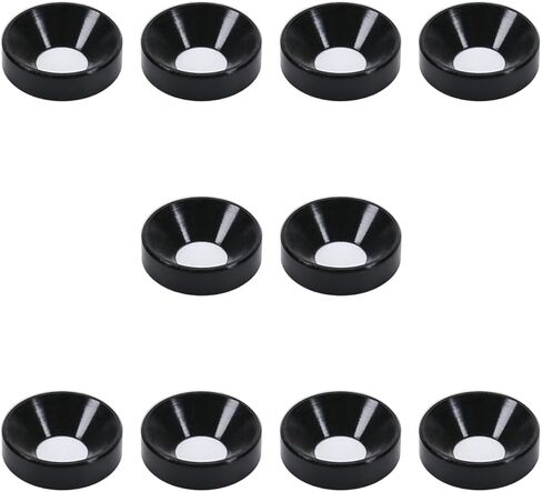 Aicosineg Flat Washers,10Pcs Countersunk Washers M5 Metal Aluminum Alloy Countersunk Washer Flat Head Washer Gasket Fastener for Screw Bolt Black 0.47x0.20x0.13inch (ODxIDxT) in Kuwait