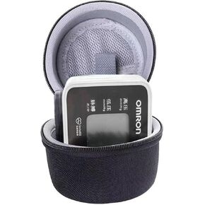 Carrying Case for OMRON Gold Blood Pressure Monitor Omron 7 Series/6161/MMIZOO Wrist Blood Pressure Monitor (black)