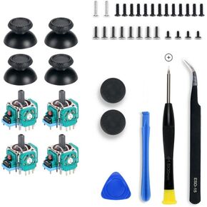 COMZPLIFE 2pcs Analog 3D Joysticks Replacement for PS5 Controller, Joysticks Part with Repair Screwdriver Kit for Playstation 5 DualSense Controller in Saudi Arabia