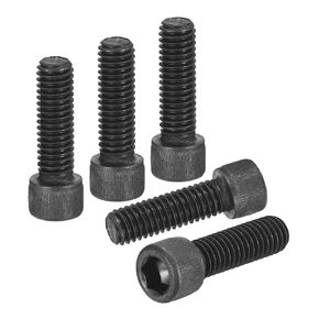 5/16"-18x5/8" Socket Head Cap Screws Bolts - 20Pack - Good for Road Bicycle, Mountain Bike, Auto, Motorcycle - Carbon Steel Hex Head Metric Screws, Black