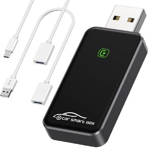 Wireless CarPlay Adapter for Built-in Wired CarPlay, Wireless CarPlay Adapter Fast Connection Convert Wired to Wireless - Mini Wireless CarPlay Adapter for Cars with Carplay