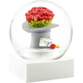 CoolSnowGlobes Rose Bouquet Snow Globe