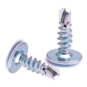 #8 x 1/2" Zinc Plated Phillips Wafer Modified Truss Head Self Drilling Sheet Metal Dura-Screws (1 LB, 288 PCS)