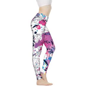 Showudesigns Van Gogh Irises Leggings Women's Yoga Pants Plus Size XL Capri Legging Active Wear Running Exercise Workout Leggings Tummy Control Dress Pants Green