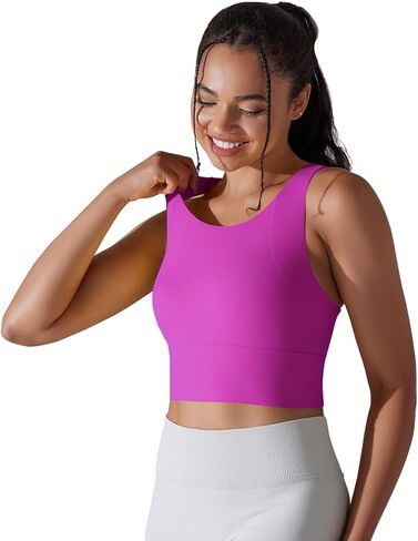 JBT Sports Bras for Women Padded High Support Longline Seamless Workout Tank Top Yoga Bra Workout Exercise Sport Bra in Saudi Arabia