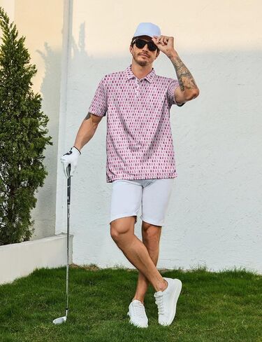 Funny Halloween Polo Shirts Halloween Golf Shirt Retro Fun Outfit Shirt for Men in Saudi Arabia