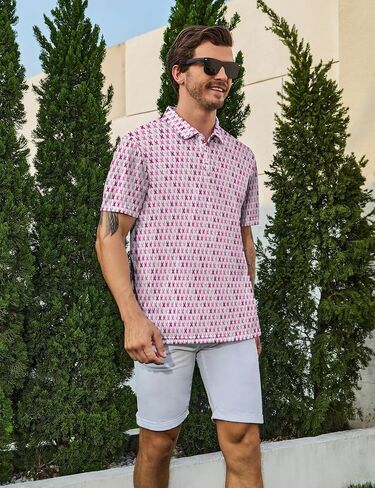 Funny Halloween Polo Shirts Halloween Golf Shirt Retro Fun Outfit Shirt for Men in Saudi Arabia